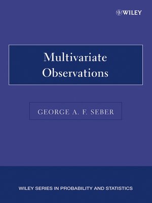cover image of Multivariate Observations
